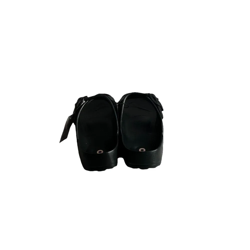 SO Passion Fruit Women's Slide Sandals‎ Black, Size 6